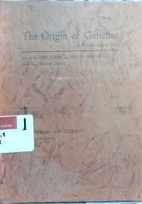 Image of The origin of genetics: a mendel source book