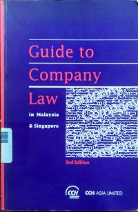 Image of Guide to company law in Malaysia and Singapore