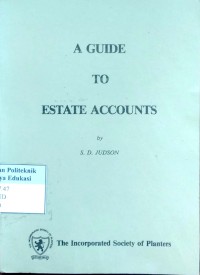 Image of A guide to estate accounts