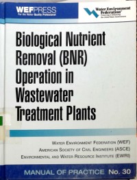 Image of Biological nutrient removal [BNR] operation in wastewater treatment plants