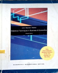 Image of Statistical techniques in business & economics