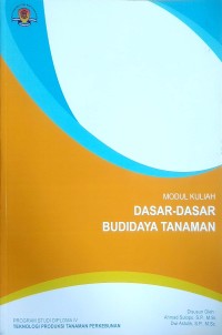 Image of Dasar-dasar budidaya tanaman