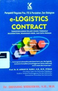 Image of E-logistics contract: tanggung jawab usaha terhadap malfunction, keamanan siber, dan data pribadi