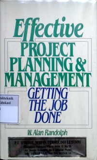 Image of Effective project planning and management: getting the job done