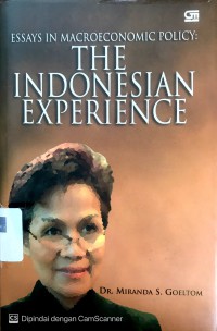 Image of Essays in macroeconomic policy: the Indonesian experience
