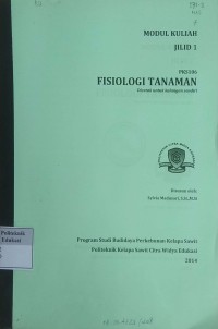 Image of Fisiologi tanaman jilid 1: modul kuliah