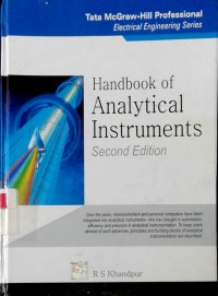 Image of Handbook of analytical instruments