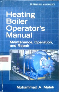 Image of Heating boiler operator's manual: maintenance, operation, and repair