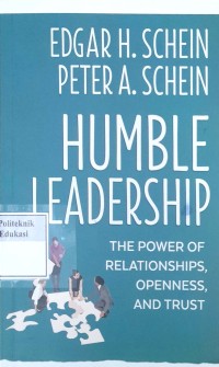 Image of Humble leadership: the power of relationships, openness, and trust