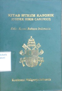 Image of Kitab hukum kanonik (codex luris canonici)