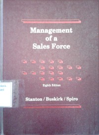 Image of Management of a sales force