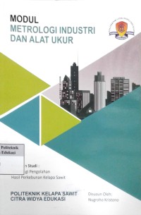 Image of Metrologi industri dan alat ukur: modul