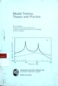 Image of Modal testing: theory and practice