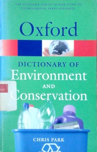 Image of A dictionary of environment and conservation