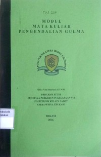 Image of Pengendalian gulma: modul mata kuliah