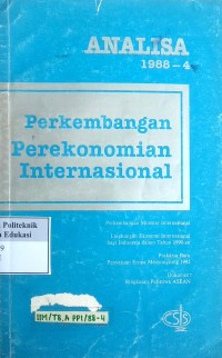 Image of Perkembangan perekonomian internasional