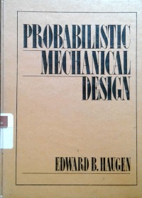 Image of Probabilistic mechanical design