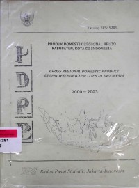 Image of Produk Domestik Regional Bruto Kab/Kota di Indonesia 2000-2003