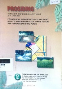 Image of Prosiding: pertemuan teknik kelapa sawit 2000-i 25-26 april 2000