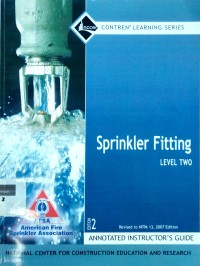 Image of Sprinkler fitting: annotated instructor's guide