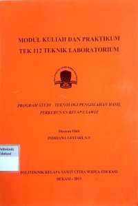 Image of Teknik laboratorium: modul
