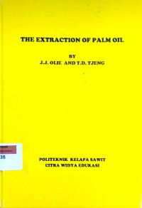 Image of The extraction of palm oil