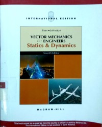 Image of Vector mechanics for engineers: statics and dynamics