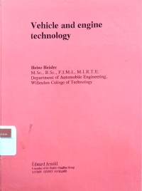 Image of Vehicle and engine technology